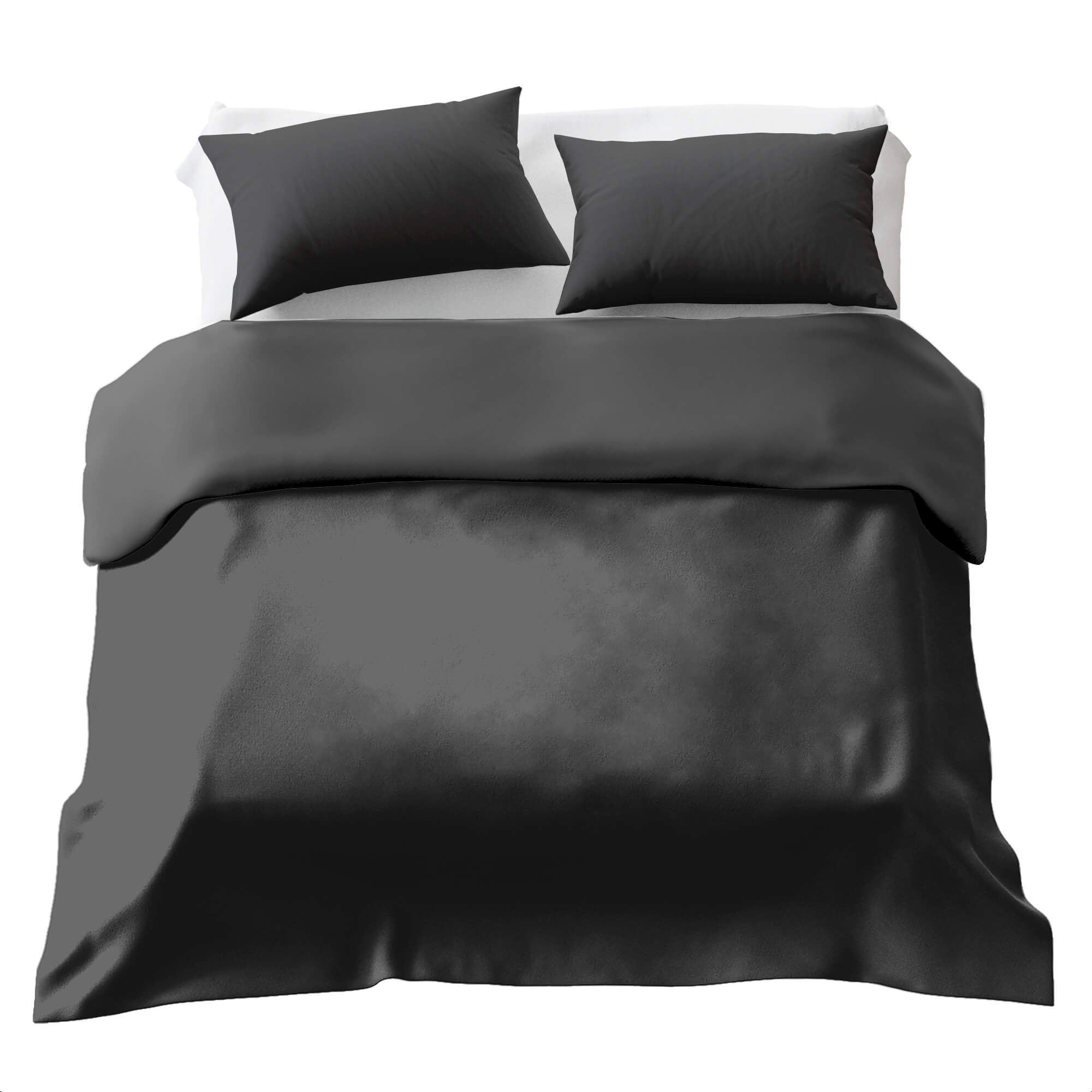 Set di biancheria da letto Basic coperta terapeutica grigio scuro