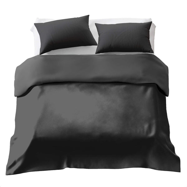 Set biancheria da letto Basic coperta terapeutica grigio scuro