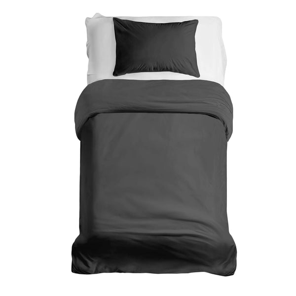 Set biancheria da letto Basic coperta terapeutica grigio scuro