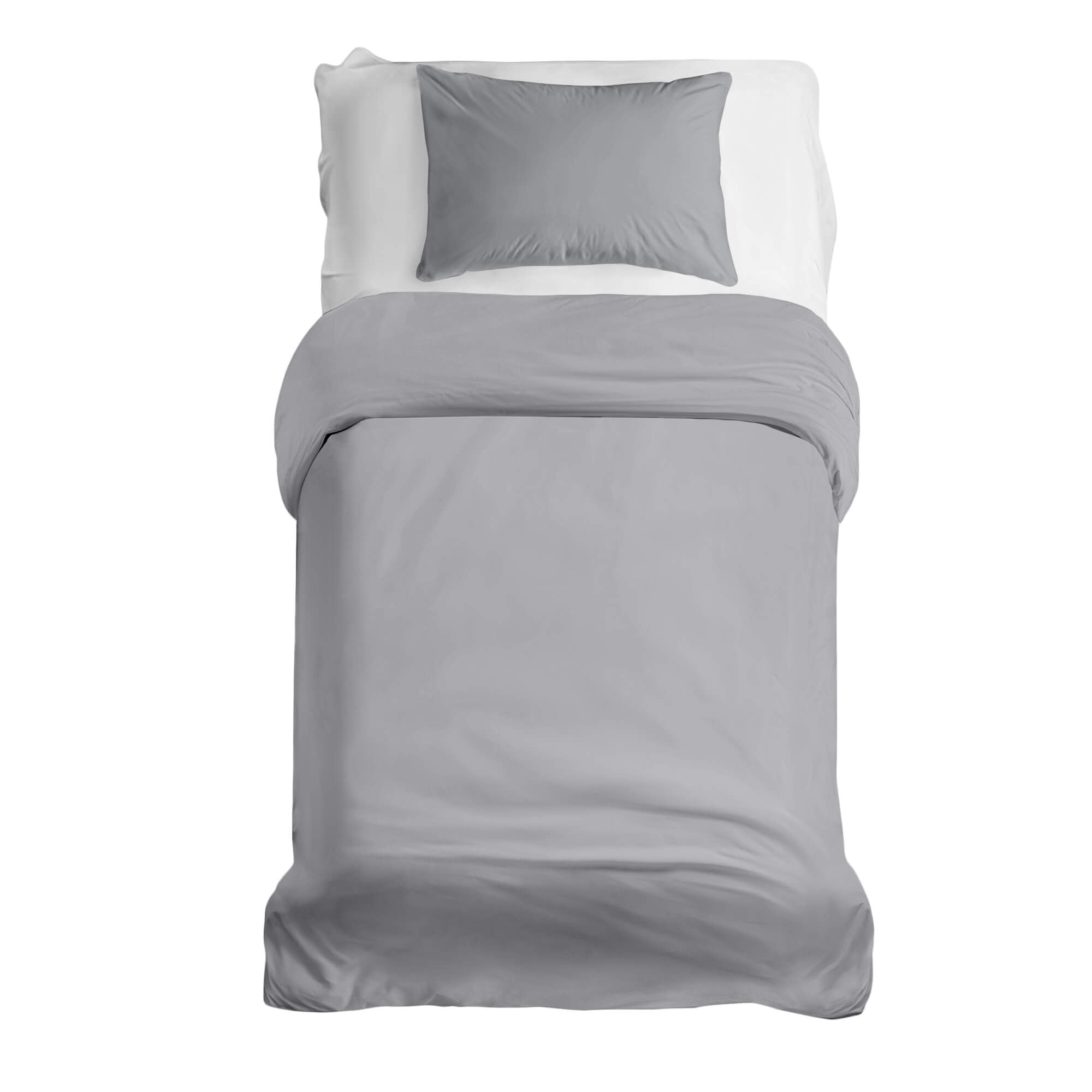 Set biancheria da letto Basic coperta terapeutica grigio chiaro