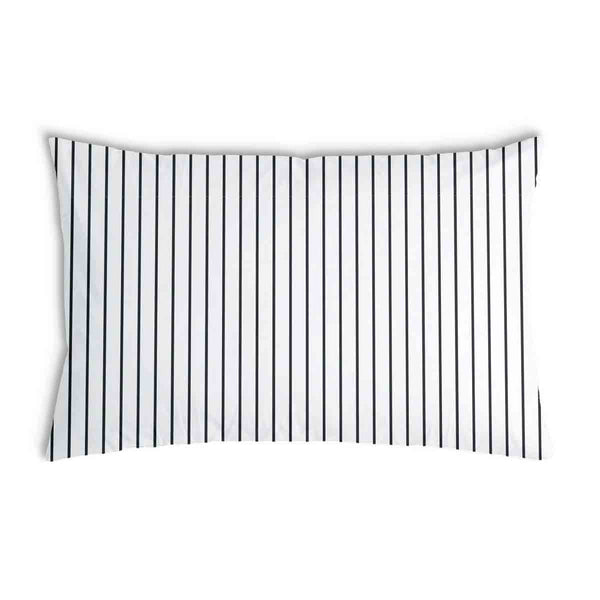 Cuscino sanitario bianco con strisce nere