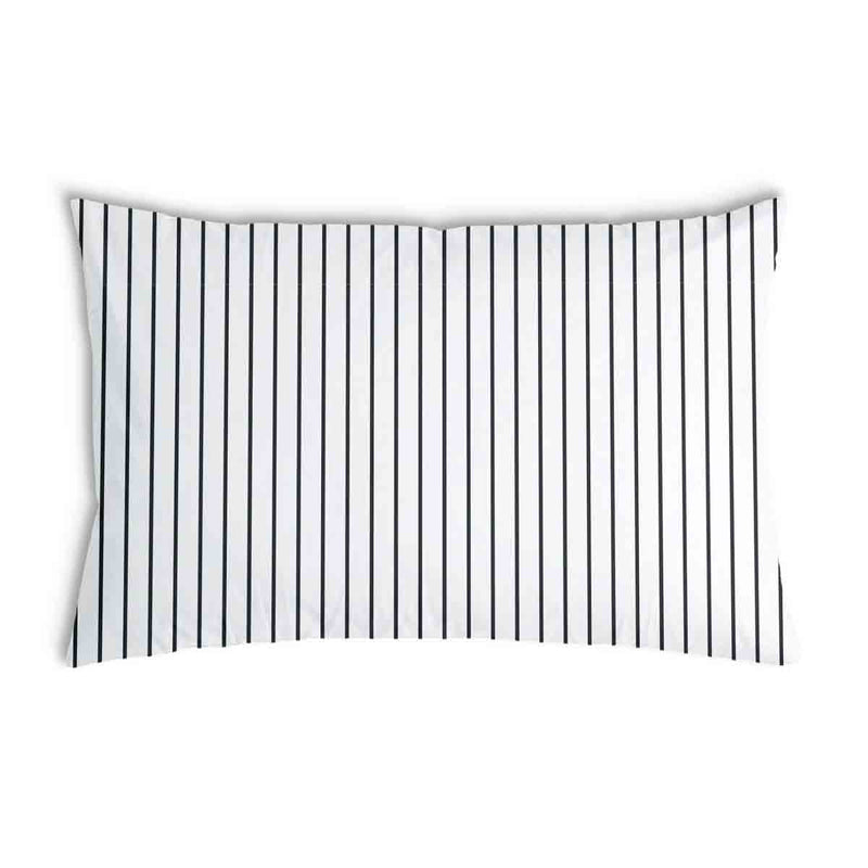 Cuscino sanitario bianco con strisce nere