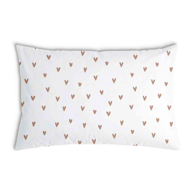 Cuscino salute bianco con cuoricini