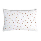Cuscino salute bianco con cuoricini