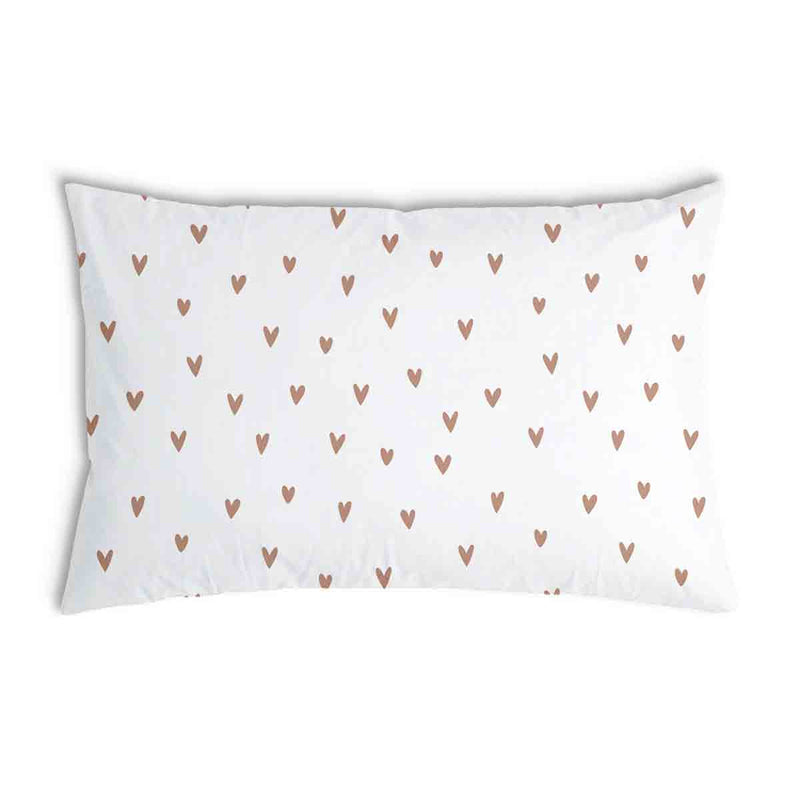Cuscino salute bianco con cuoricini