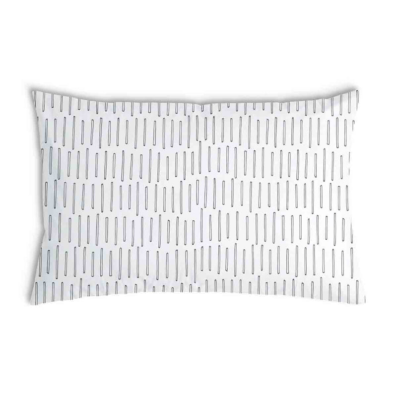 Cuscino sanitario bianco a strisce spesse