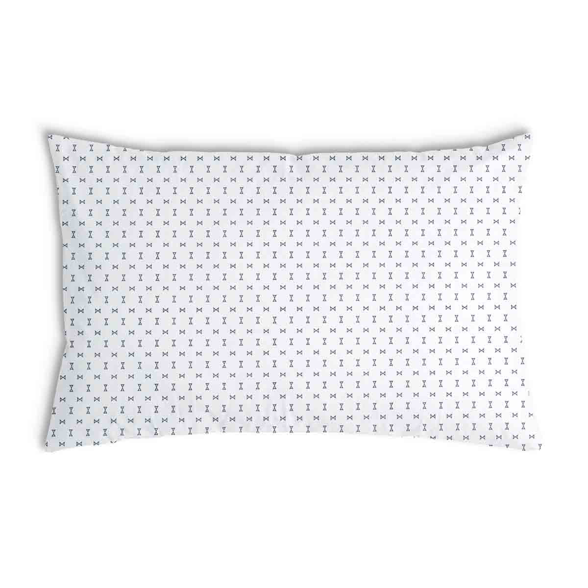 Cuscino sanitario bianco con piccoli fiocchi