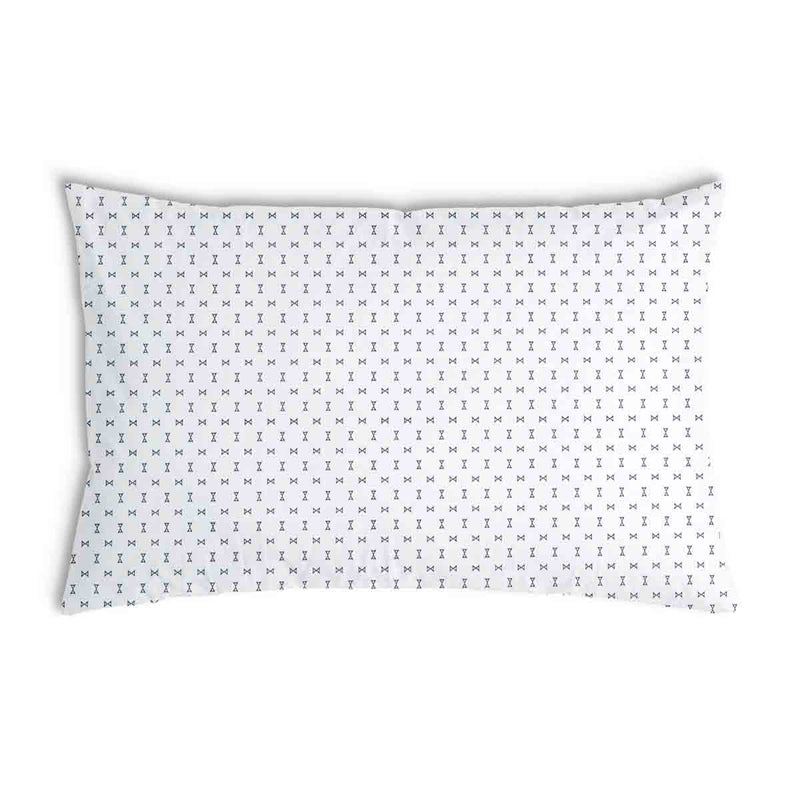 Cuscino sanitario bianco con piccoli fiocchi