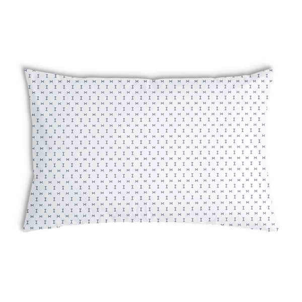 Cuscino sanitario bianco con piccoli fiocchi