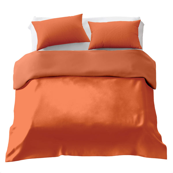 Set di biancheria da letto Basic coperta terapeutica rosso ruggine