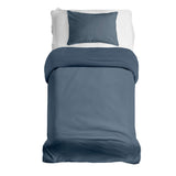 Set di biancheria da letto Basic coperta terapeutica acciaio blu