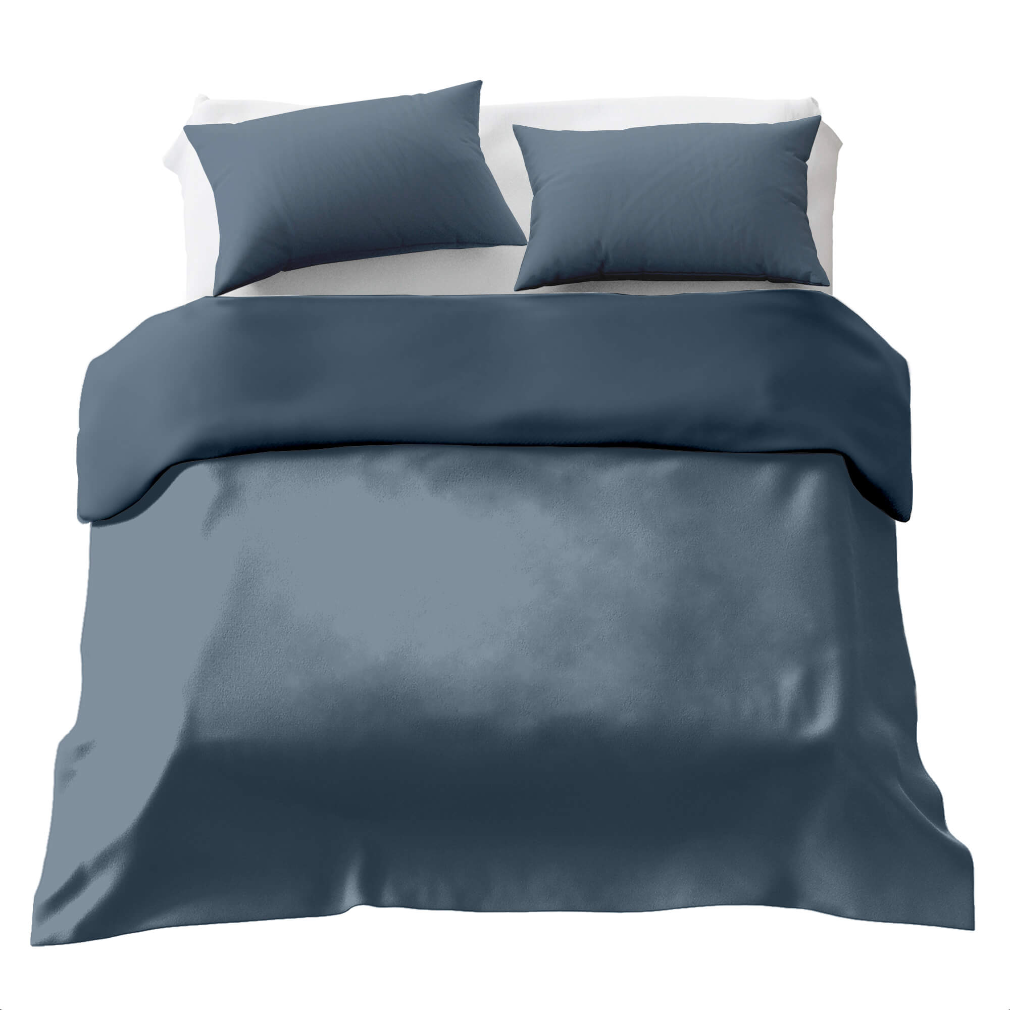 Set biancheria da letto Basic coperta terapeutica acciaio blu
