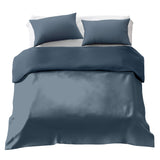 Set di biancheria da letto Basic coperta terapeutica acciaio blu
