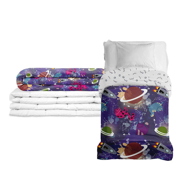 Coperta terapeutica originale - Coperta ponderata spazio con rivestimento in cotone per bambini
