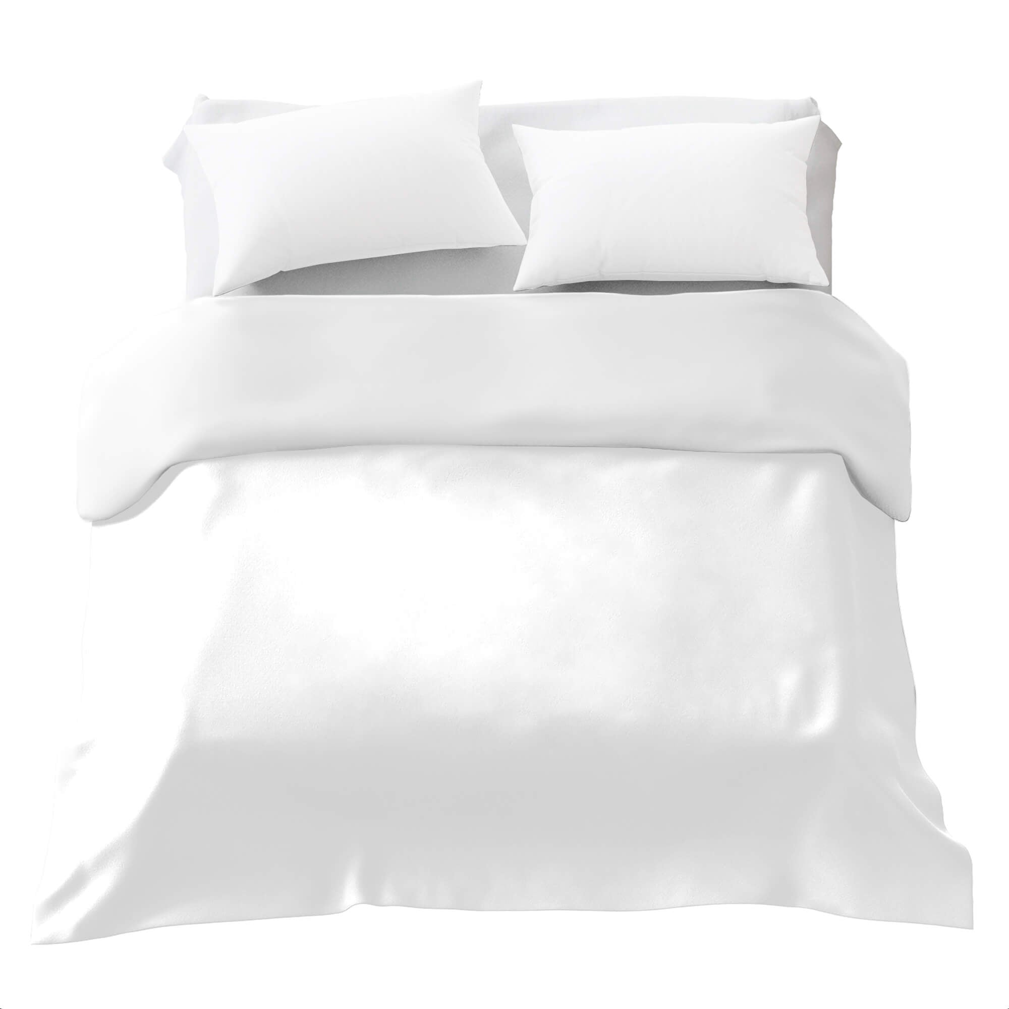 Set di biancheria da letto Basic coperta terapeutica bianco