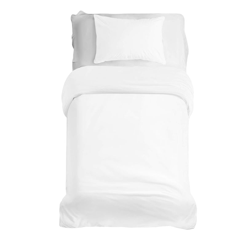 Set di biancheria da letto Basic coperta terapeutica bianco