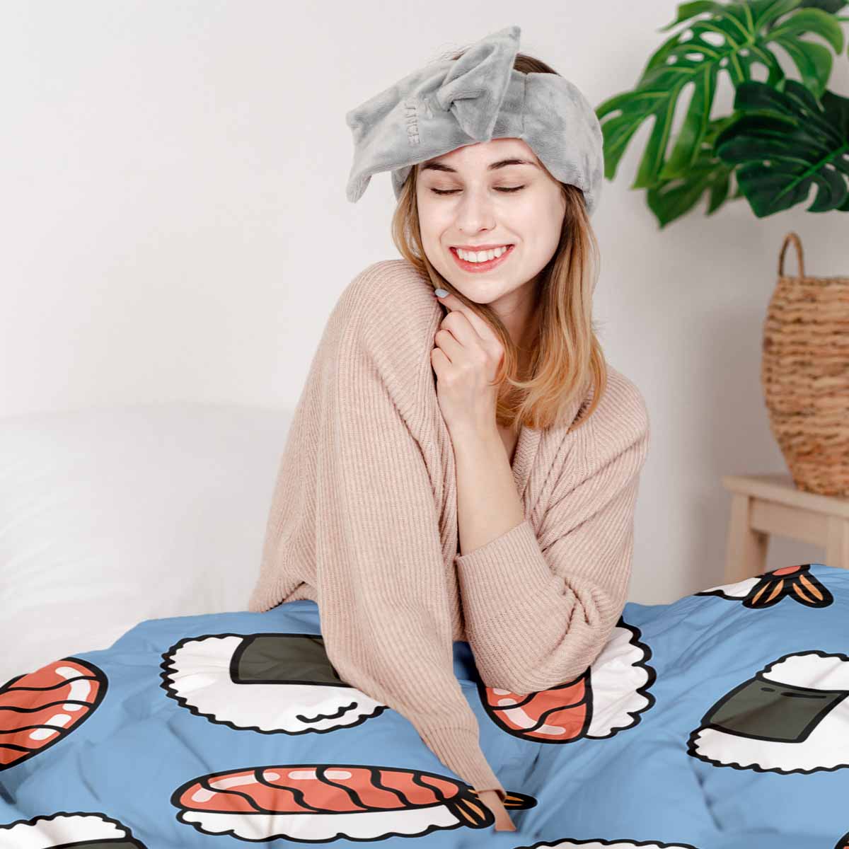 Coperta terapeutica originale - Rivestimento in cotone con sashimi