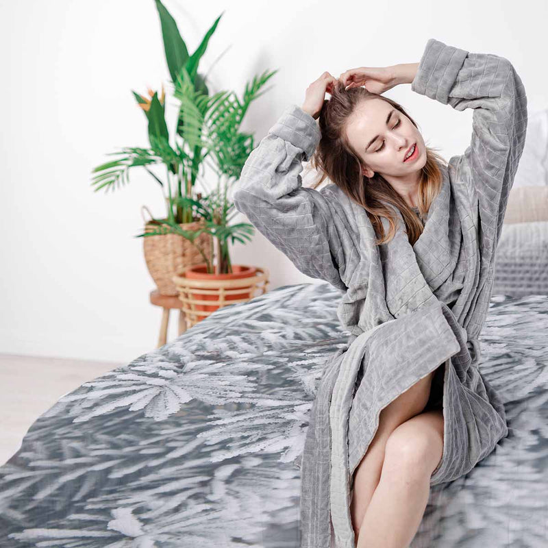 Coperta terapeutica originale - Rivestimento in cotone con stalattiti di ghiaccio