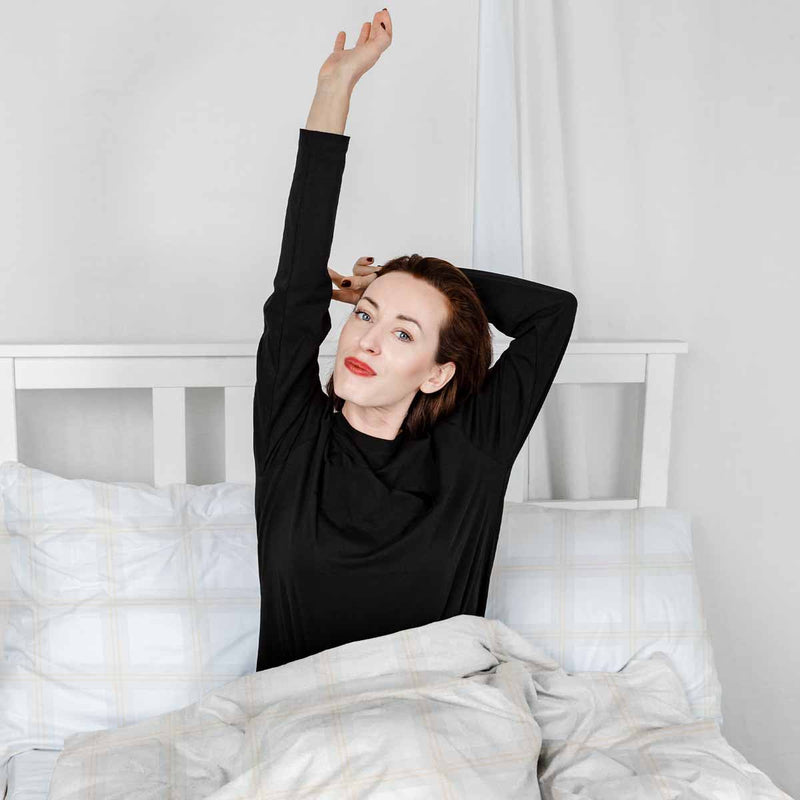 Set di biancheria da letto con coperte terapeutiche arancione a grandi quadri