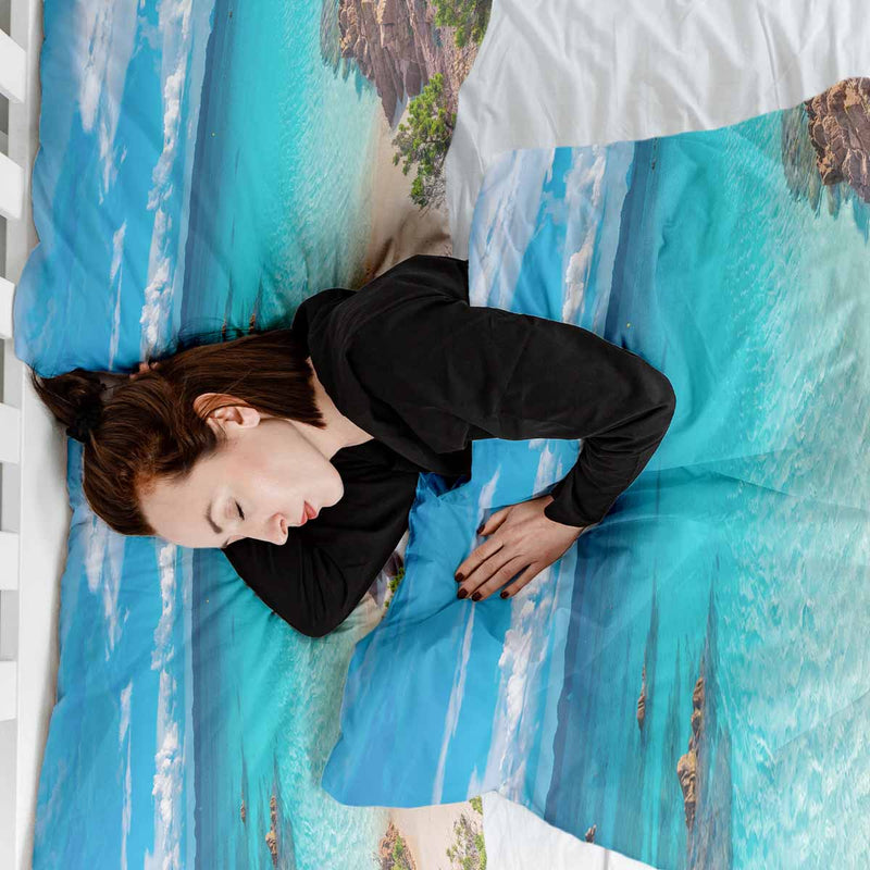 Set di biancheria da letto con coperta terapeutica Fernweh