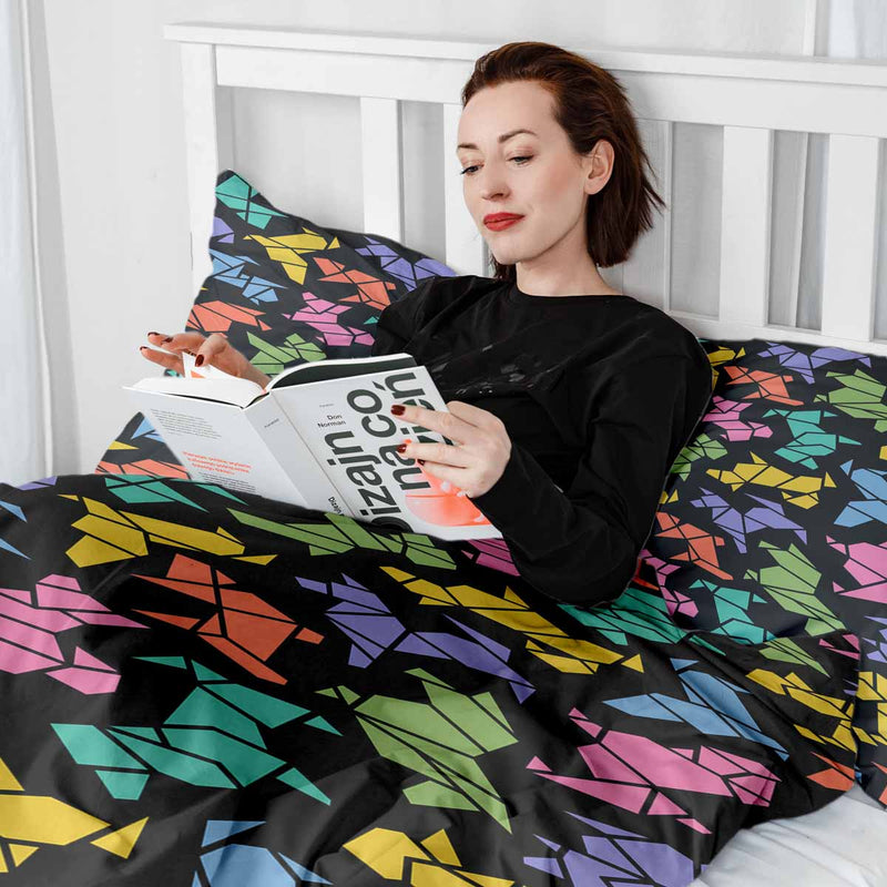 Coperta terapeutica originale - Rivestimento in cotone Origami cane