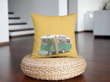 Cuscino sanitario giallo con bus