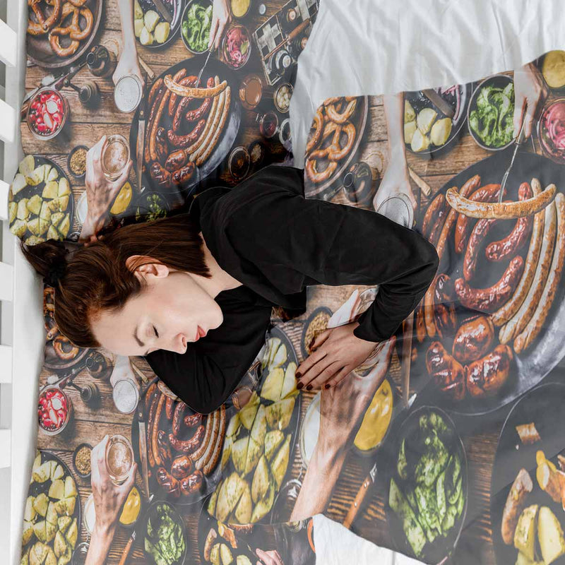 Coperta terapeutica originale - Rivestimento in cotone con piatto per salsicce