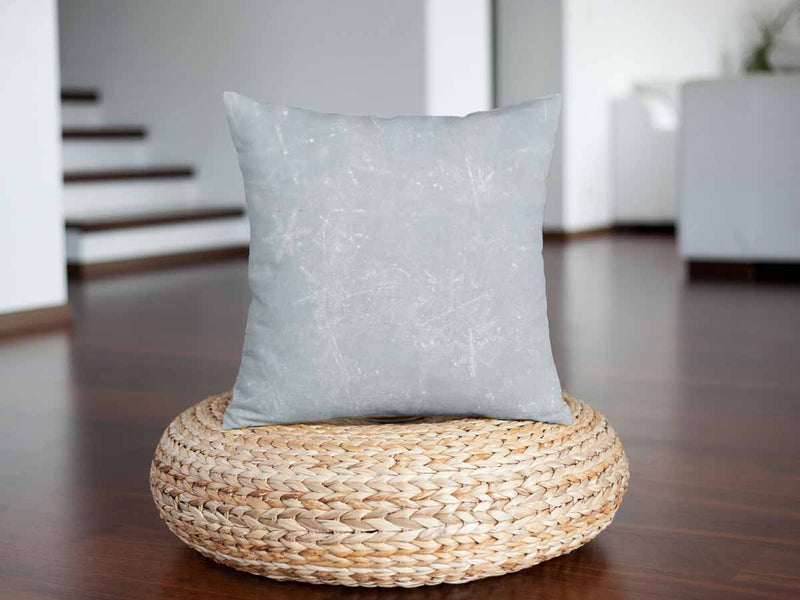 Cuscino sanitario grigio con fiocchi di neve