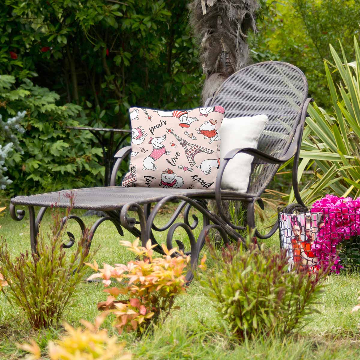 Cuscino salute cane a Parigi