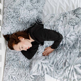 Coperta terapeutica originale - Rivestimento in cotone con stalattiti di ghiaccio