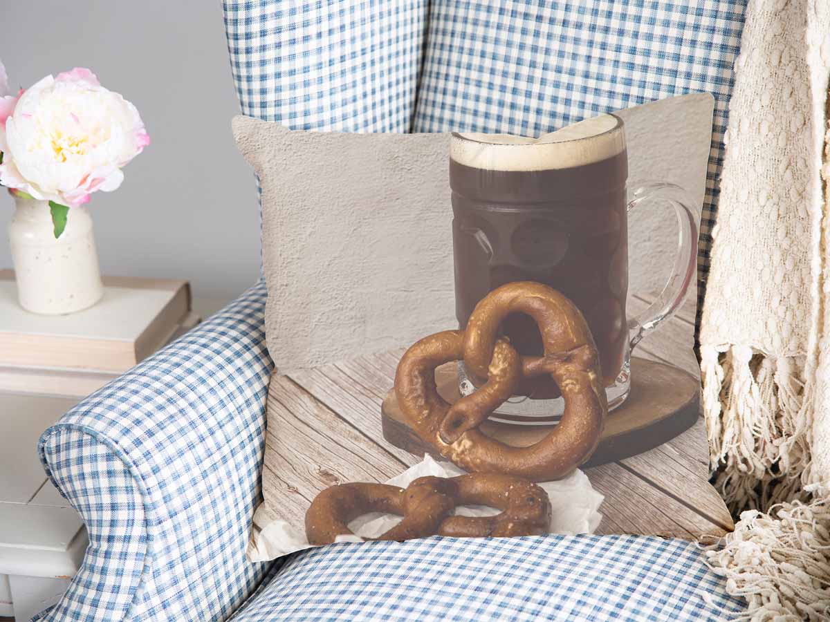 Cuscino sanitario con pretzel