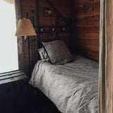 Coperta terapeutica originale - Rivestimento in cotone bianco con mezze lune