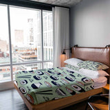 Coperta terapeutica originale - Rivestimento in cotone verde chiaro con sushi