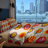 Coperta terapeutica originale - Rivestimento in cotone beige con sole