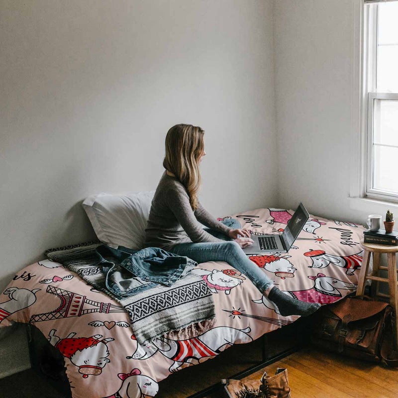 Coperta terapeutica originale - Rivestimento in cotone Cane a Parigi