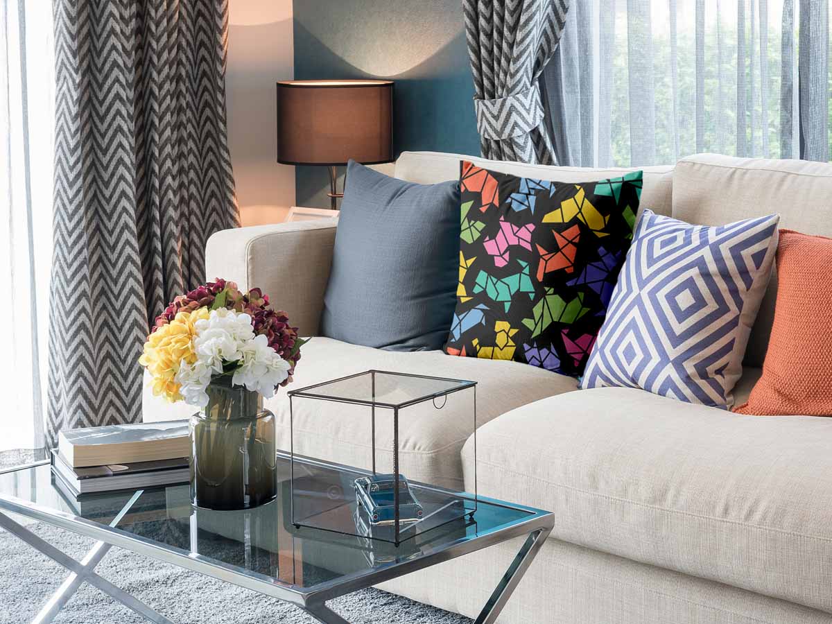 Cuscino salute Origami cane