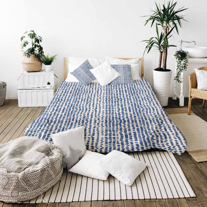 Coperta terapeutica originale - Rivestimento in cotone con puntini blu
