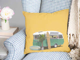 Cuscino sanitario giallo con bus