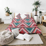 Coperta terapeutica originale - Rivestimento in cotone con triangoli colorati