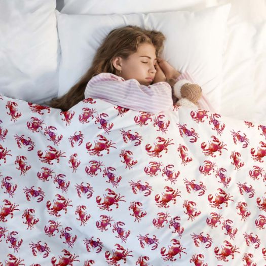 Coperta terapeutica originale - Rivestimento in cotone granchi