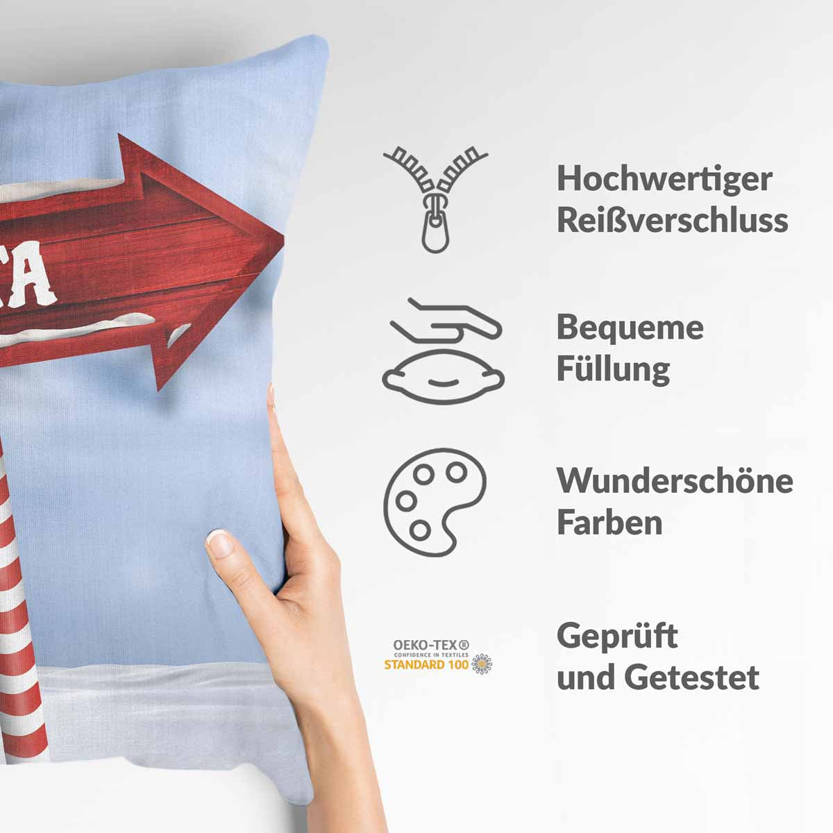 Cuscino salute Santa