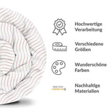 Coperta terapeutica originale - Rivestimento in cotone rosa a onde