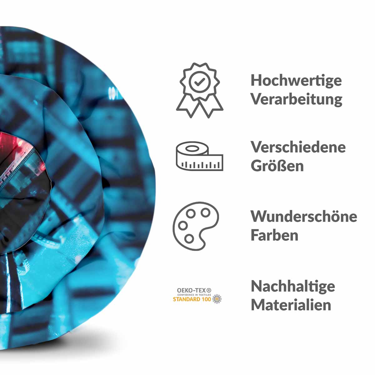 Set di biancheria da letto con coperta terapeutica e movimento a orologeria