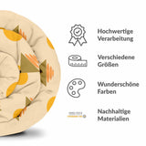 Coperta terapeutica originale - Rivestimento in cotone con forme gialle