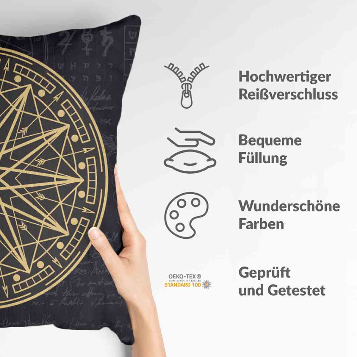 Cuscino salute Mandala mistico