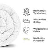 Coperta terapeutica originale - Rivestimento in cotone con delicati mazzi di fiori