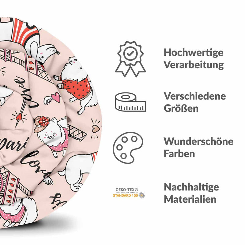 Coperta terapeutica originale - Rivestimento in cotone Cane a Parigi