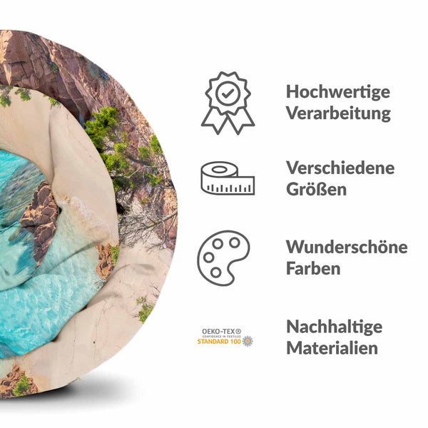 Set di biancheria da letto con coperta terapeutica Fernweh