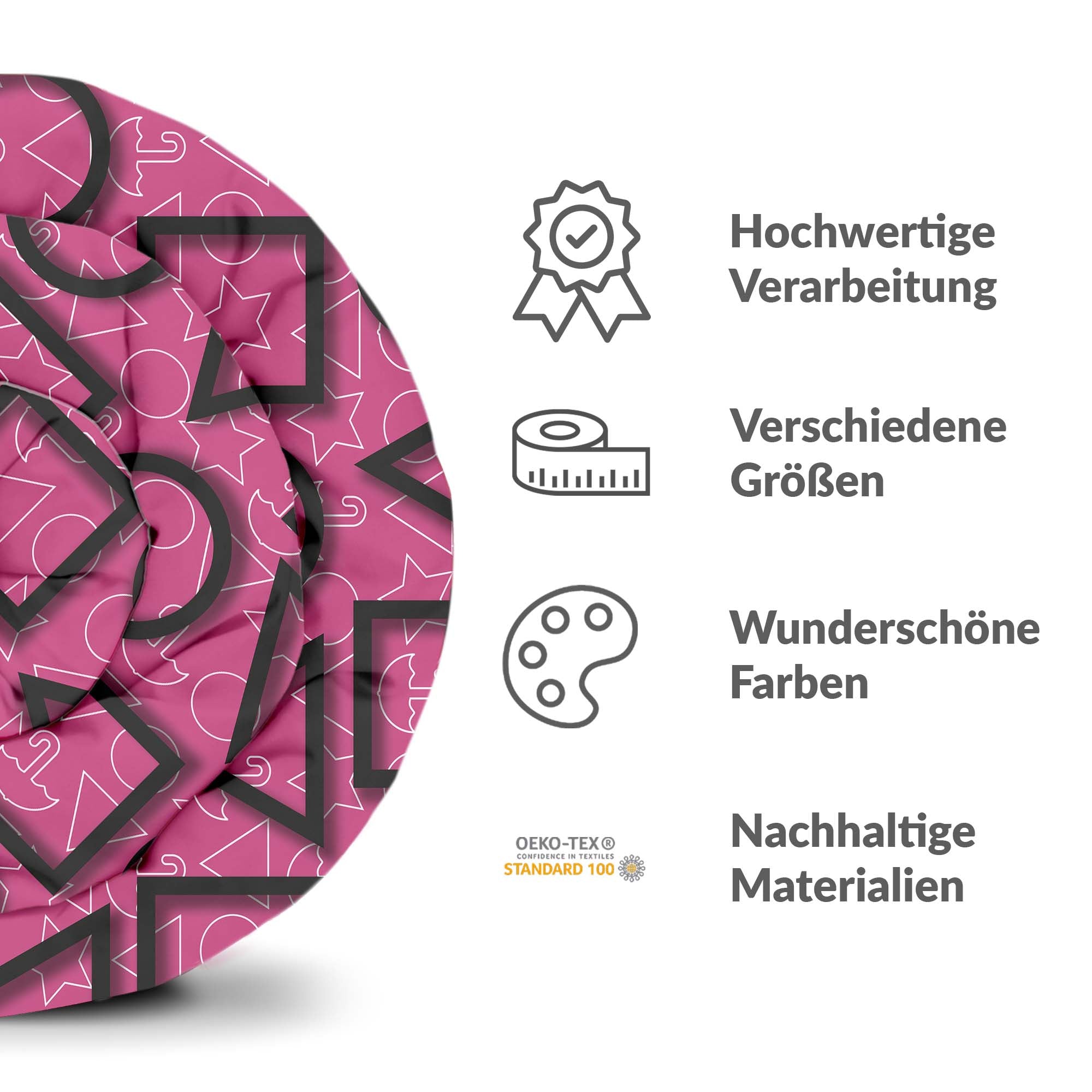 Coperta terapeutica originale - Rivestimento in cotone Pink Squid