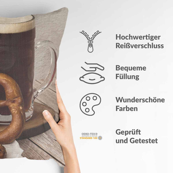 Cuscino sanitario con pretzel